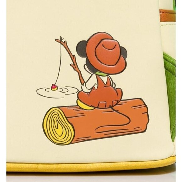 Women Disney Mickey Mouse Adventureland Cosplay Double Strap Shoulder Bag Purse - Picture 7 of 9